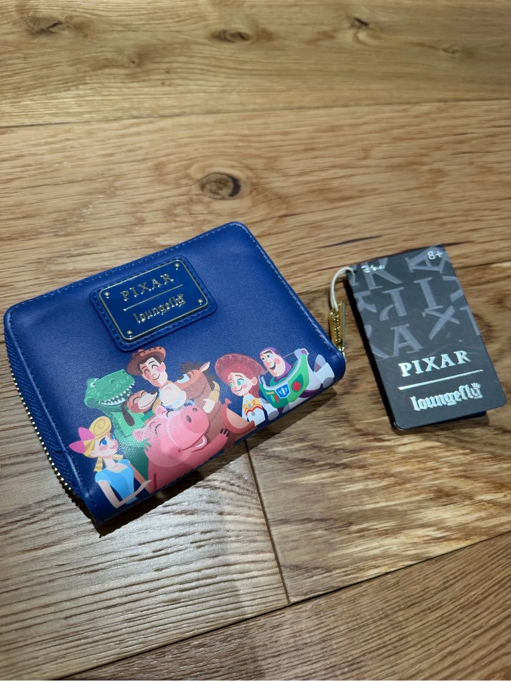 NWT Loungefly Disney Toy Story Woody Bo Peep Buzz Rex Ham Zip Around Wallet